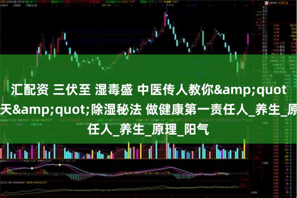 汇配资 三伏至 湿毒盛 中医传人教你&quot;黄金40天&quot;除湿秘法 做健康第一责任人_养生_原理_阳气
